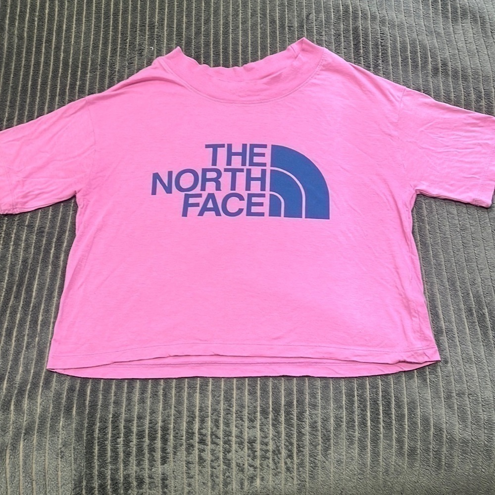 The North Face Pink Cropped T Shirt